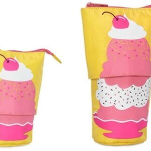 Thirty-One Gifts Hide & Peek Pouch Sundae Surprise New Ice Cream Summer Case